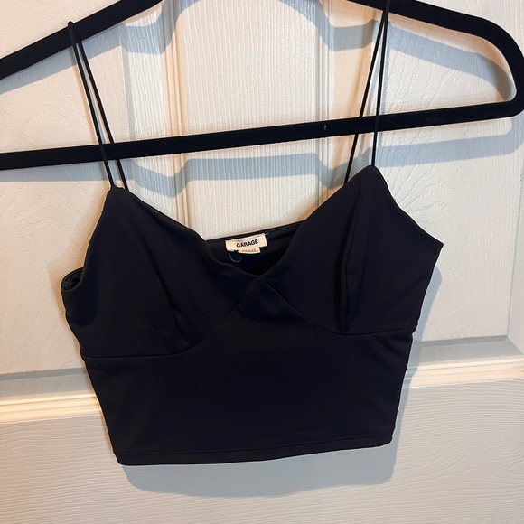 Garage Tops - XS Woman’s Black Crop Top